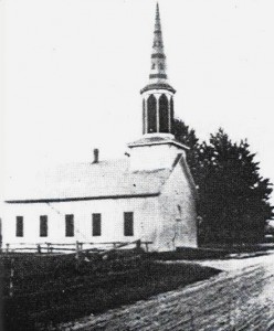 Zion Lutheran, Chattanooga. Frame church 1860-1917. (Photo c1912)