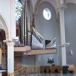 Organ pipes in the Chapel