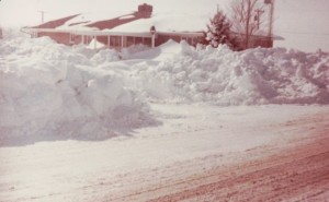 Back of my parents home, Blizzard of 1978.