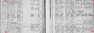 Friedrich & Martha Affeld birth record, Mercer County, Ohio, 1897 & 1989.