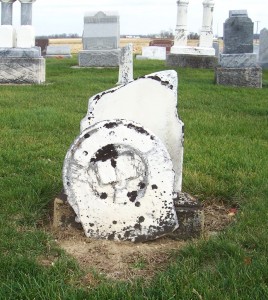 Friedrich Becher, Zion Lutheran Cemetery, Chattanooga, Mercer County, Ohio. (2011 photo by Karen)