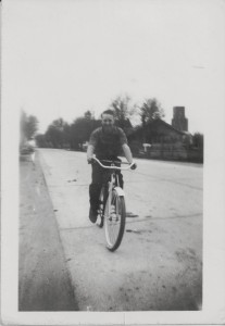 Dale Caffee on a bike