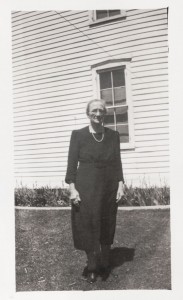 Rosa (Schlenker) Becher, 1945. Photo courtesy of Dorothy Jean (Leininger) Hellworth.