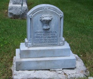 Henry C. Miller marker, Union Cemetery, Darke County, Ohio. (2006 photo by Karen)