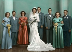 Miller/Schumm wedding, 3 December 1950.