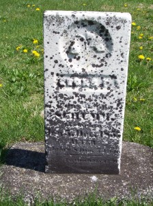 Georg Frederick Schumm, Zion Lutheran Cemetery, Van Wert County, Ohio. (2012 photo by Karen)