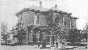 Charles Bollenbacher home on Oregon Road, Mercer County, Ohio. 