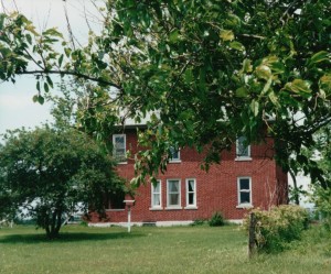 Home built by John Scaer, east of Willshire.(2001 photo by Karen)