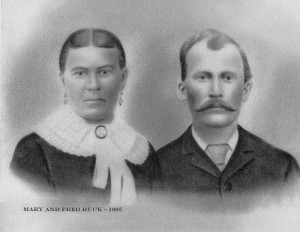 Fred & Mary (Prollock) Ruck, 1905. (photo courtesy of Joyce Layman)