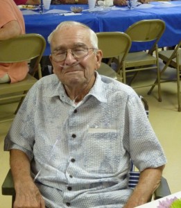 Phil White, 90th Birthday party, 30 August 2014. (2014 photo by Karen)