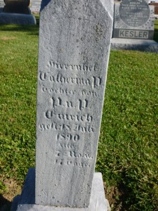 Cemetery, Mercer County, Ohio. (2014 photo by Karen)