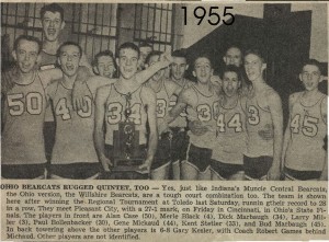 Willshire Bearcats, 1955 state runners-up. (1954-55 season).
