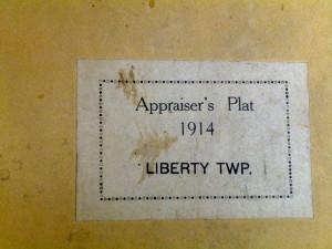 1914 Appraiser's Plat, Liberty Township, Mercer County, Ohio. 