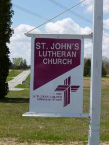 St. John's Lutheran Cemetery, Auglaize County, Ohio. (2015 photo by Karen) 