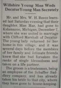 The Willshire Herald, 21 December 1922, p.1.