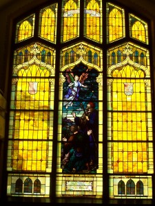 Zion's south window, given in honor of Henry and Mary Baker. (2011 photo by Karen)
