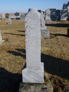 Mary Ursula Hiller, Kessler Cemetery, Mercer County, Ohio. (2016 photo by Karen)