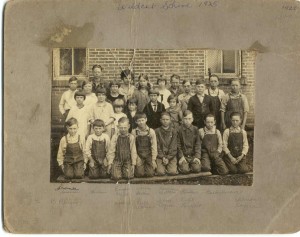 1925 Wildcat School, Mercer County, Ohio. 
