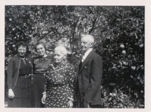 Unidentified woman, Freida, Barbara, George M Schumm