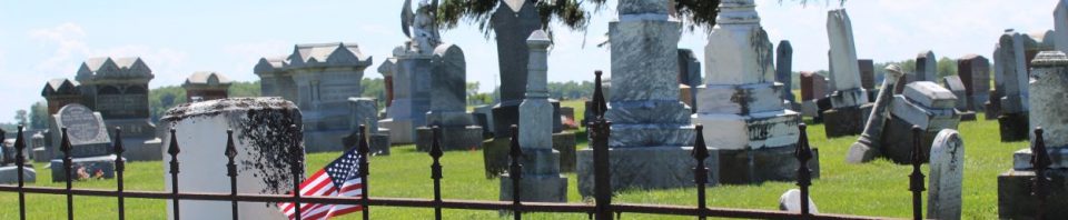 Kessler Cemetery, Mercer County, Ohio, Memorial Day 2017. (2017 photo by Karen)