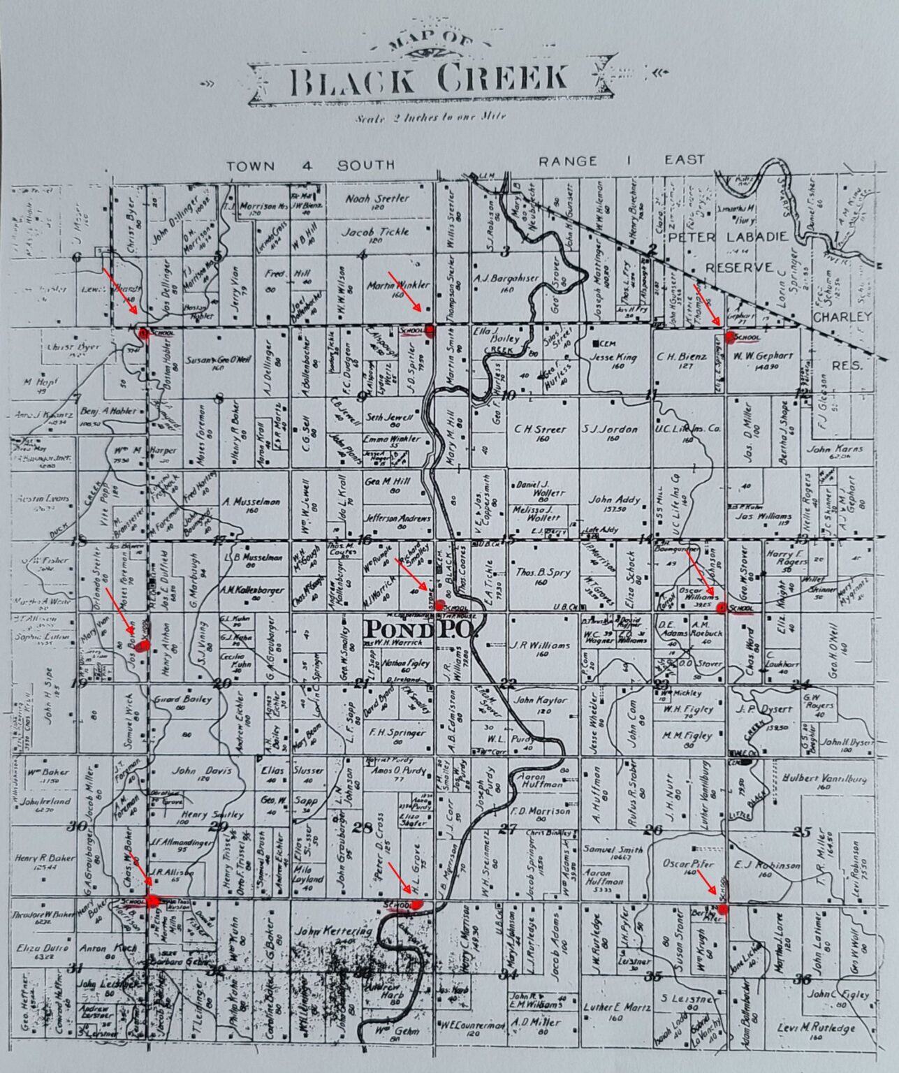 Black Creek Township’s Old Schools Karen’s Chatt