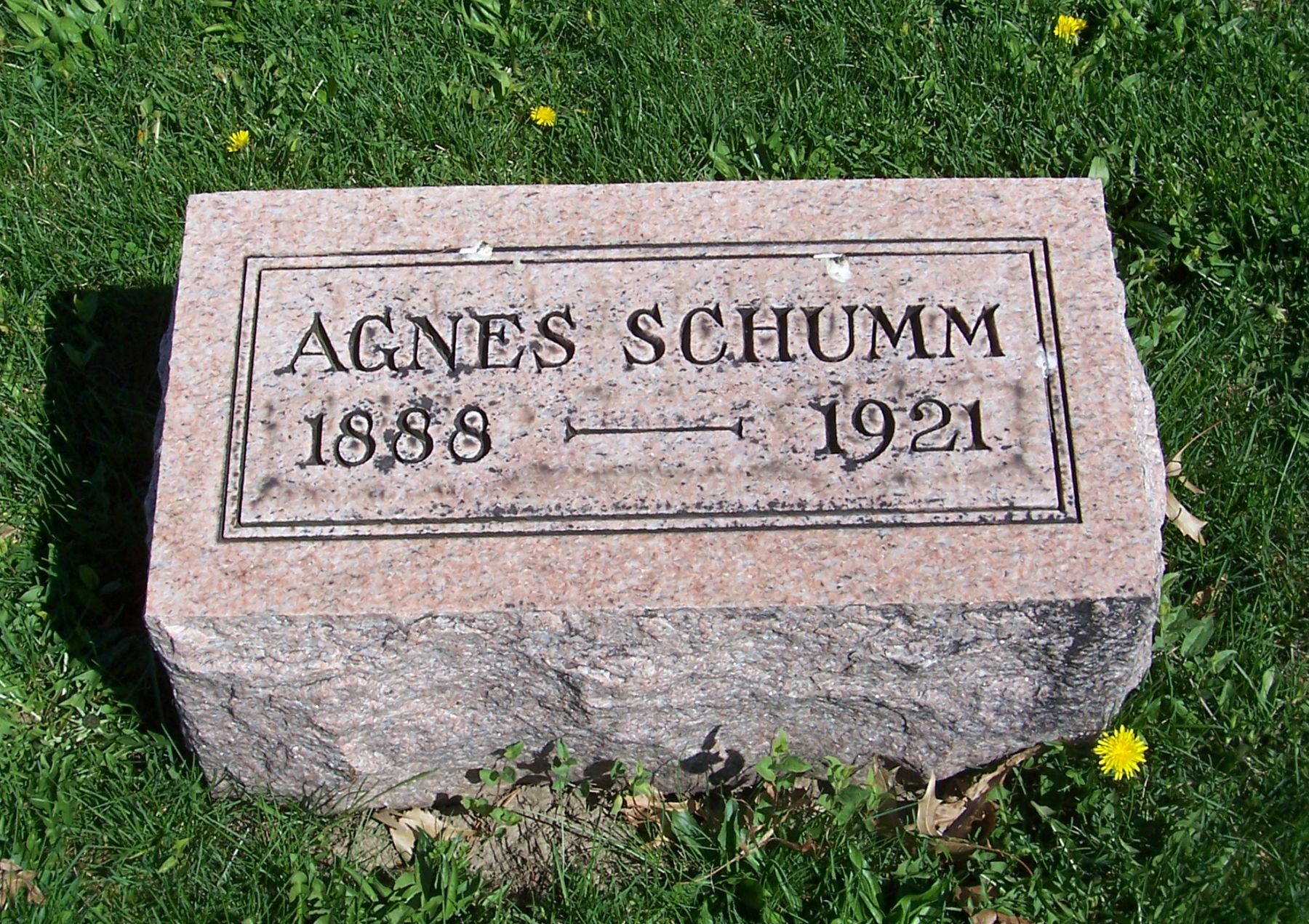 Tombstone TuesdayAgnes Schumm Karen’s Chatt