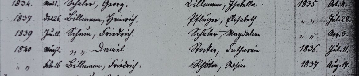 1847 School Children, Zion Lutheran, Schumm