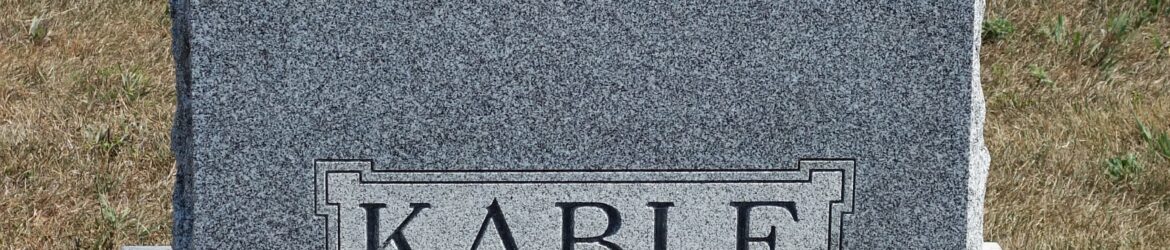 Louisa M Kable, St Paul UCC Cemetery, Liberty Township, Mercer County, Ohio (2023 photo by Karen)