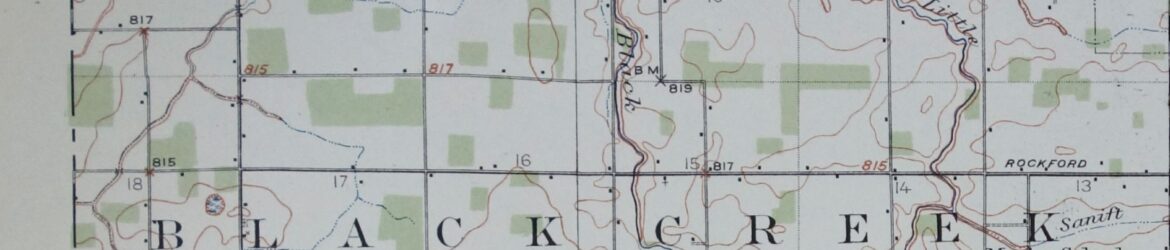 Black Creek Twp, 1913 Topography Map, Mercer County, Ohio