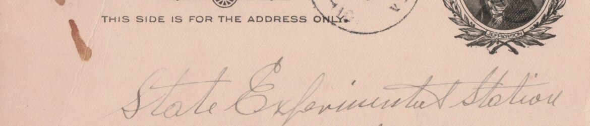 Postmarked Chattanooga, Ohio, 10 Dec 1900